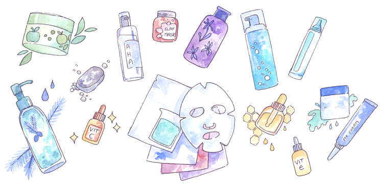 skincare-routine-drawing